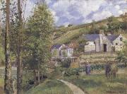 Camille Pissarro A View of L-Hermitogo,near Pontoise oil painting artist